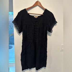 Sandro French Size 3 Black Dress